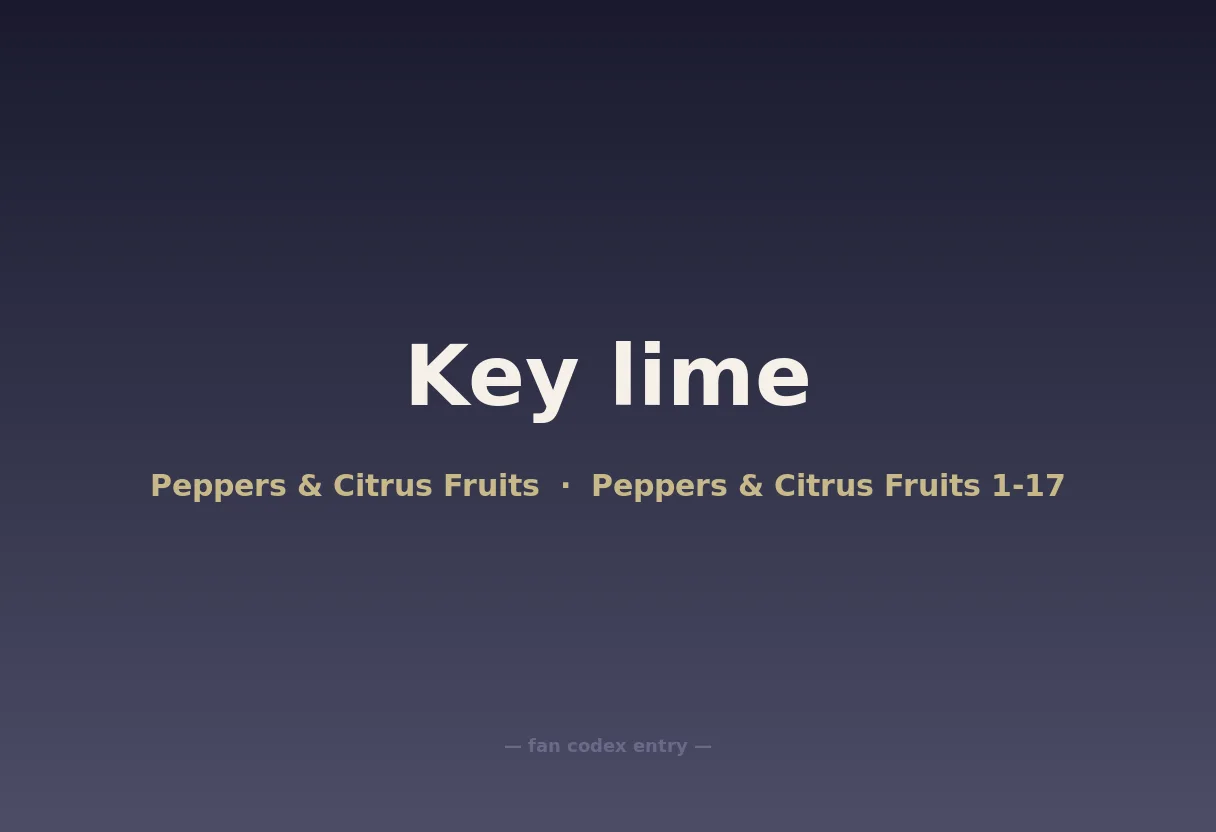 Key lime